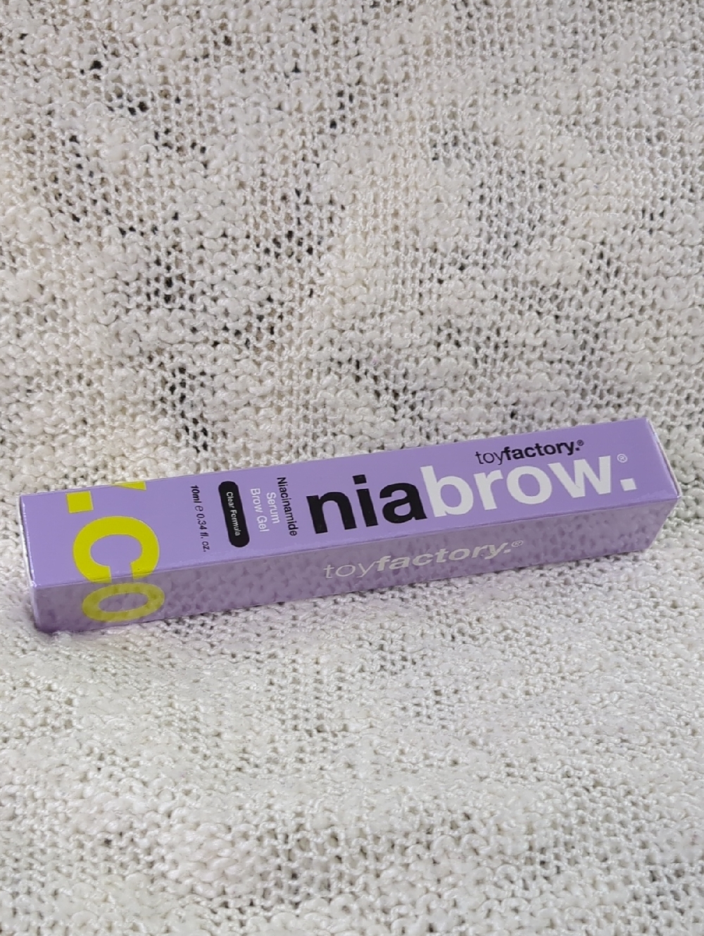 toyfactory Niabrow Serum Clear Brow Gel, 10ml/0.33fl oz
